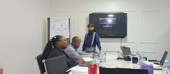 The Dream71 and AIC/UNDP team opening the review of UAIS operational systems and data flows.