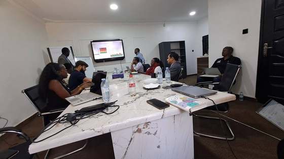 Agreeing on next steps and the implementation roadmap during the debrief session.